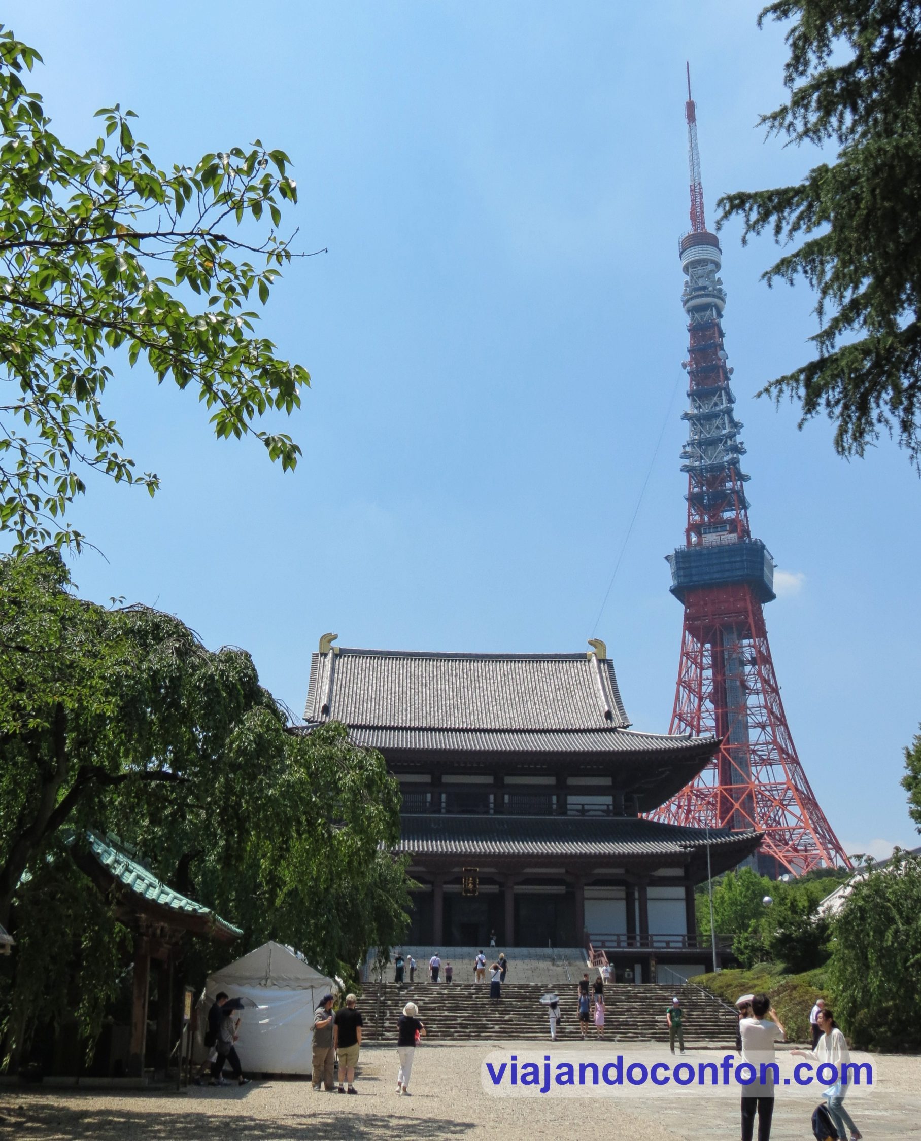 Templo Zojoji (増上寺)